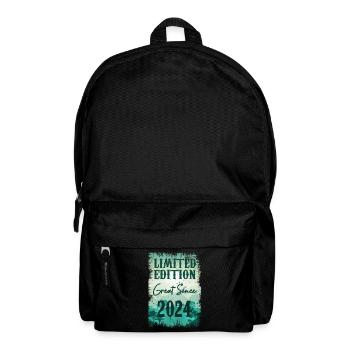 Einzigartig seit 2024 - Rucksack - Schwarz - Vorne