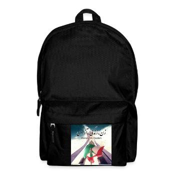 Woman Life Freedom In Farsi / Iran - Backpack - black - Front