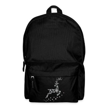 Reno Navideño - Weihnachtsrentier - Frohe Weihnachten - Rucksack - Schwarz - Vorne