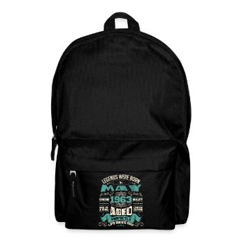 Legends were born in May 1963 | Limited Edition - Sac à dos - noir - Devant
