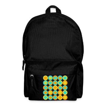 geometric patterns - Rucksack - Schwarz - Vorne