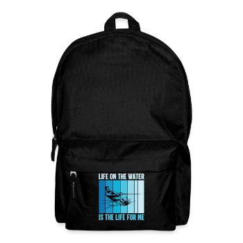 Life on the water is perfect for me - Backpack - black - Front