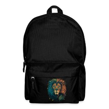 Lion in the Jungle - Backpack - black - Front