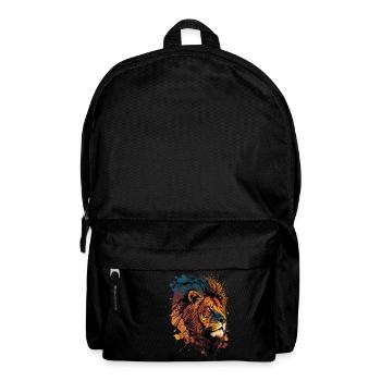 Lion is the King of the Animal Kingdom - Backpack - black - Front