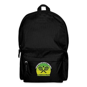 Ich Mag Meine Matches Wie Meine Tennisbälle - Rucksack - Schwarz - Vorne