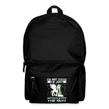 Magical Mythical Clouds Drunkard Beer Rainbow Top - Backpack - black - Front