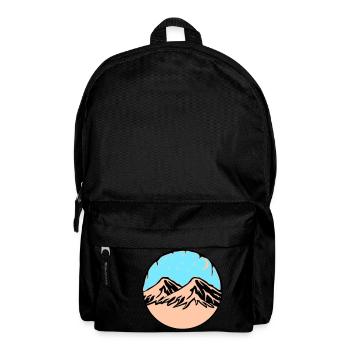 Starry Sky Mountains - Backpack - black - Front