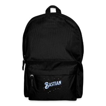 Bastian Namen personalisiert - Rucksack - Schwarz - Vorne