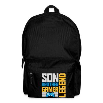 son brother gamer legend - Rucksack - Schwarz - Vorne