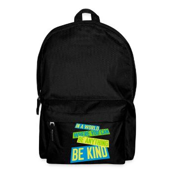 you can be kind - Rucksack - Schwarz - Vorne