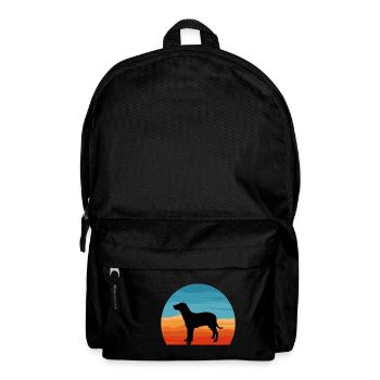 Grand Anglo Francais Blanc Et Noir Dog Lover - Sac à dos - noir - Devant
