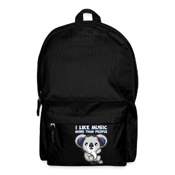 Nature Animals Headphones Sounds Music Collection - Rucksack - Schwarz - Vorne
