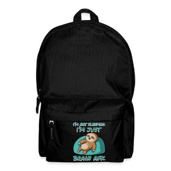 Sleepy Slow Animal Lovers Sloth Apparel I'm Not - Backpack - black - Front