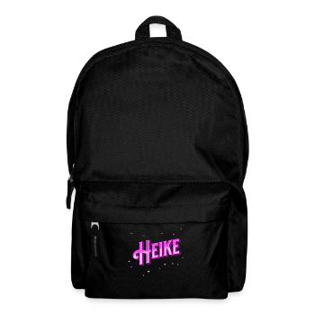 Heike Namen personnalisé - Sac à dos - noir - Devant