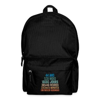 44 Ans Anniversaire - cadeau d'anniversaire - Sac à dos - noir - Devant
