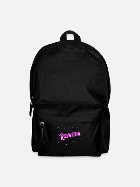 Roswitha Namen personalisiert - Rucksack - Schwarz