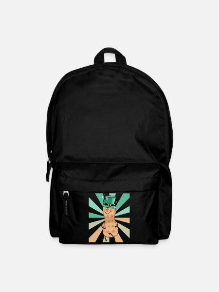 Erdnuss Nuss Neujahr Glückwunsch Präsentieren Nuss - Rucksack - Schwarz
