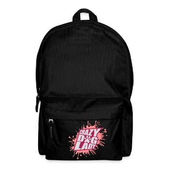 crazy dog lady Zitat - Rucksack - Schwarz - Vorne