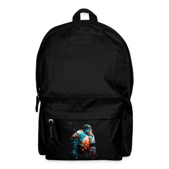 Schnelle Pässe und harte Checks: Eishockey - Rucksack - Schwarz - Vorne