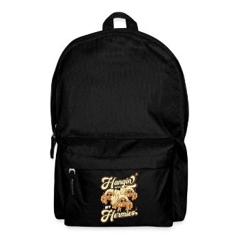 Krabbe Einsiedlerkrebs Krabben Krebs - Rucksack - Schwarz - Vorne