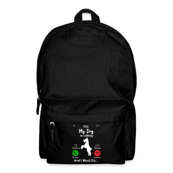 My Dog is calling - Backpack - black - Front