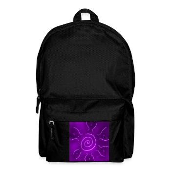 LILA SONNE - Rucksack - Schwarz - Vorne