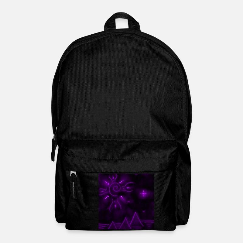 PYRAMIDES DU SOLEIL ET DU VIOLET - Sac à dos - noir