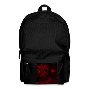 SONNE UND ROTE PYRAMIDEN - Rucksack - Schwarz - Vorne