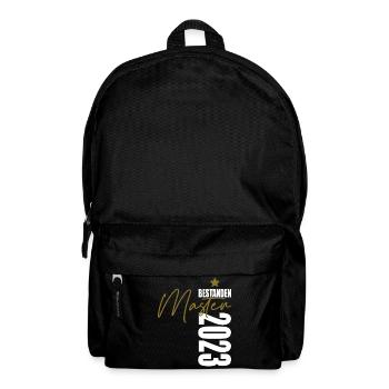 Master bestanden 2023 - Rucksack - Schwarz - Vorne