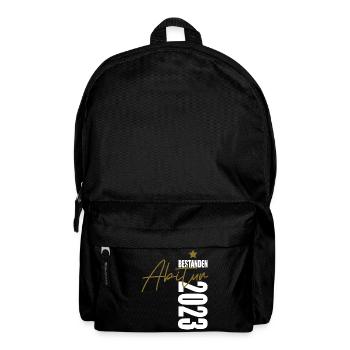 Abitur bestanden 2023 - Rucksack - Schwarz - Vorne