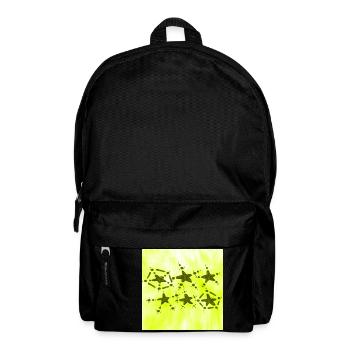 6 ÉTOILES JAUNE SOURIANT - Sac à dos - noir - Devant