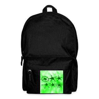 6 ÉTOILES VERT SOURIANT - Sac à dos - noir - Devant