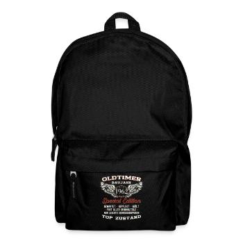 61. Geburtstag Oldtimer Jahrgang 1962 Geschenk - Rucksack - Schwarz - Vorne
