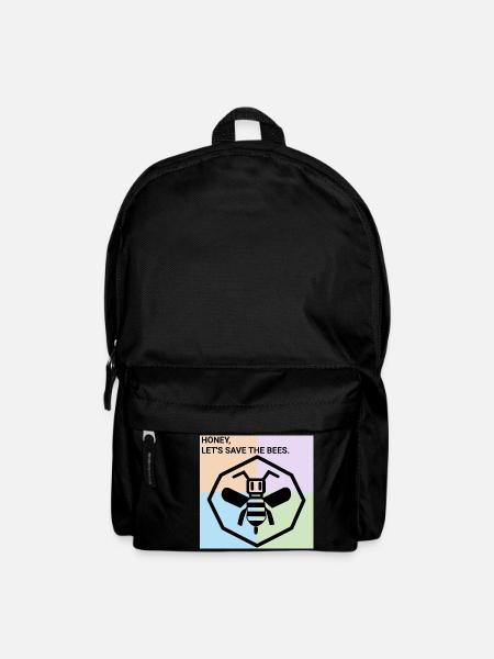 Honey, Save the Bees - Retten Sie die Bienen - Rucksack - Schwarz