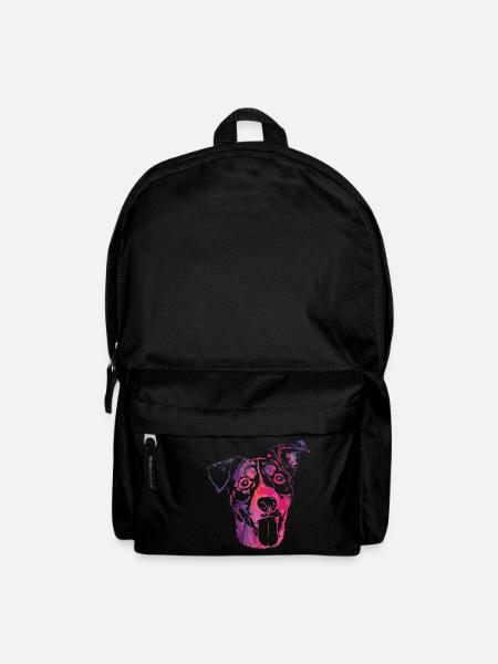 Abstract Paws Animal Dog Design For Paw Owners - Backpack - black
