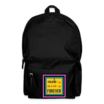 Du & Ich | FOREVER - Rucksack - Schwarz - Vorne