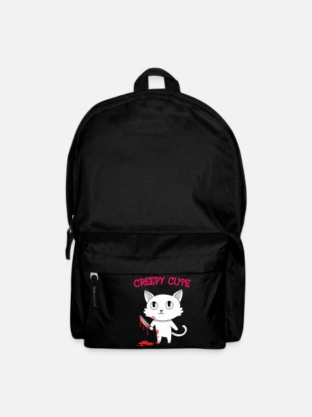 Chemise d'Halloween "Creepy Cute" pour le 31 - Sac à dos - noir