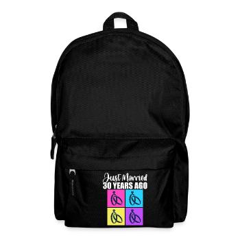 Heart Love Relationship Anniversary Wife Husband - Backpack - black - Front