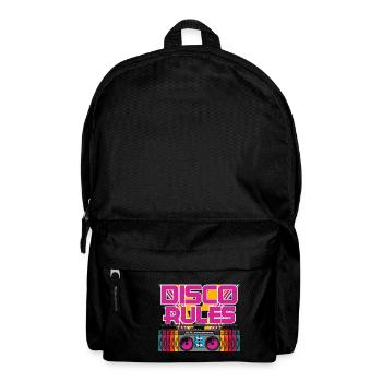 Retro Boombox Radio Music Rhythm Collection - Rucksack - Schwarz - Vorne