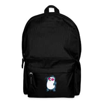 Pinguin am Tanzen Antarktis Vogel - Rucksack - Schwarz - Vorne