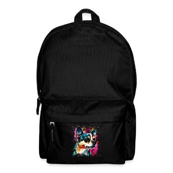 Chihuahua pour les amoureux des chiens Maîtresse Maître - Sac à dos - noir - Devant