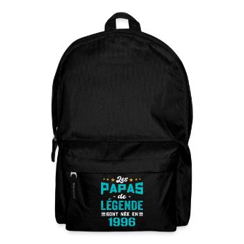 Les Papas De Légende Née En 1996 | Fête Des Pères - Sac à dos - noir - Devant