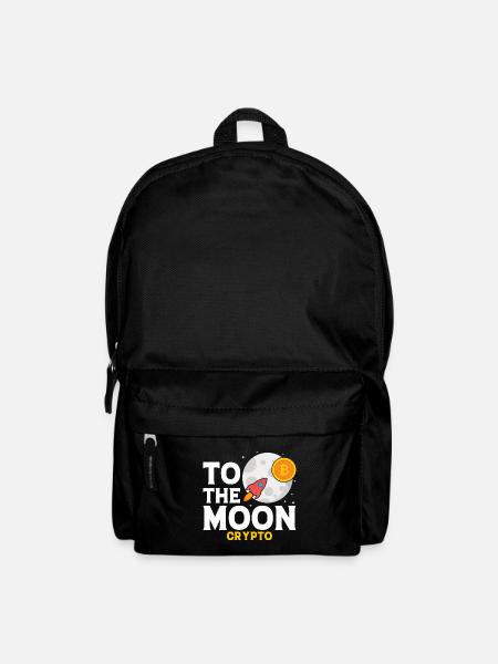 To The Moon - Krypto - Rucksack - Schwarz