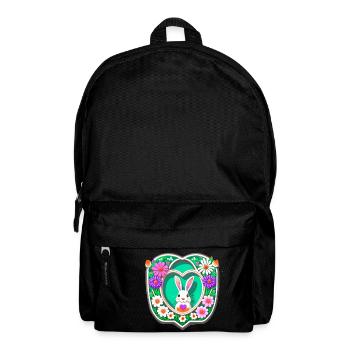 Easter Bunny Easter Bunny Flowers - Backpack - black - Front