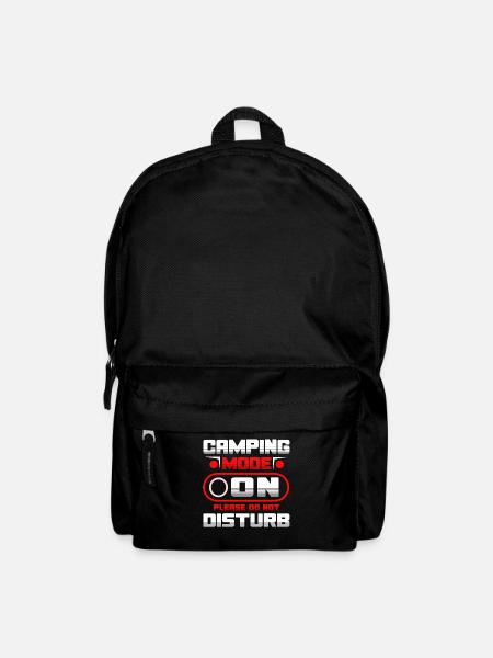 Camping Mode On Please Do Not Disturb - Rucksack - Schwarz