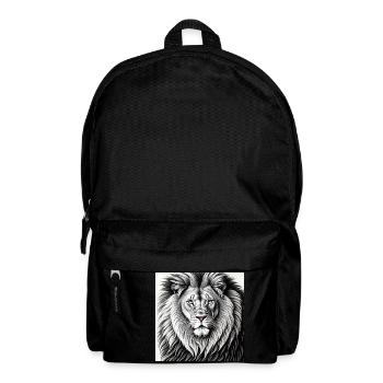 Lion King watching - Backpack - black - Front