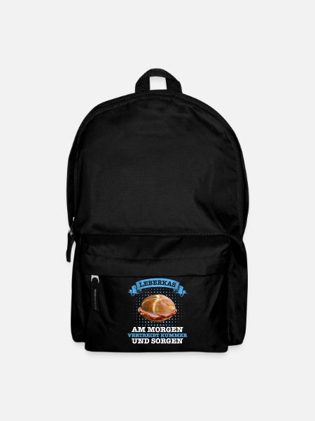 Leberkäs Bayern Leberkas Semmel Fleischkäse - Rucksack - Schwarz