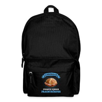 Leberkäs Bayern Leberkas Semmel Fleischkäse - Rucksack - Schwarz - Vorne