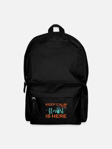 Ruhe Bewahren Der Florist Ist Da - Florist - Rucksack - Schwarz