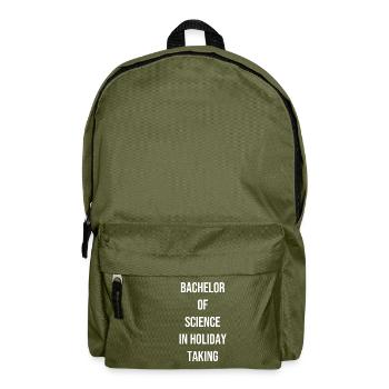 Gift idea for the professional vacationer - Backpack - olive green - Front